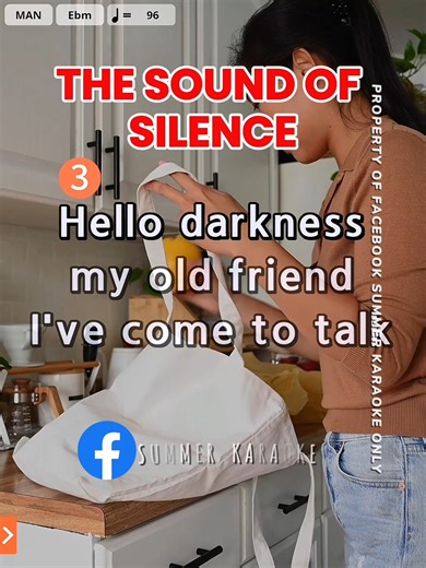 Ths Sound Of Silence - Simon & Garfunkel Karaoke Song with Lyrics #karaoke #karaokehits #musiclovers | Summer Karaoke