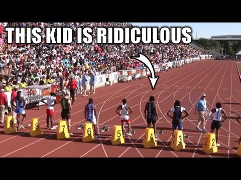 WORLD'S FASTEST 17 YEAR HOLD Makes History In The 100 Meters