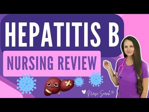 Hepatitis B Vaccine, Symptoms, Treatment Nursing STI NCLEX Review