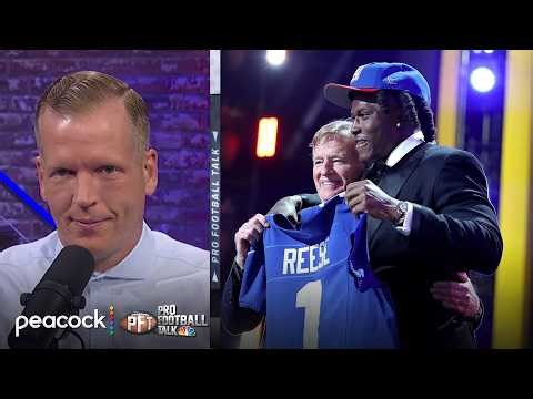 Giants draft Arvell Reese after Jets pass in favor of David Bailey | Pro Football Talk | NFL on NBC