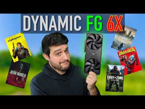 Dynamic Frame Generation (up to 6X) - Good or Gimmick?? (5 Games Tested)