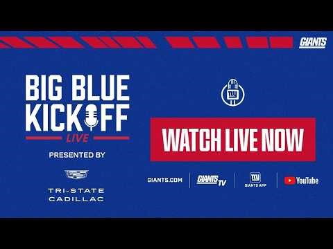 🔴 LIVE: Big Blue Kickoff Live 4/29 | New York Giants