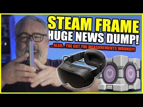 Huge New Steam Frame Updates! FPS Apps, Passthough, Foveated Rendering & 3D Print CAD Files