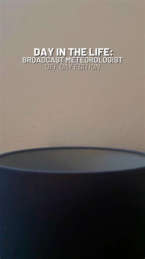 A Look Into A Day In The Life: Broadcast Meteorologist (Off Day Edition) 👀📆⛈️