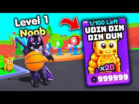 Starting Over as NOOB with OP SECRET in Basketball Training! (Roblox)
