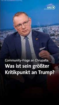 Was kritisiert AfD-Vorsitzender #Chrupalla an #Trump? #tagesschau #nachrichten #afd #usa