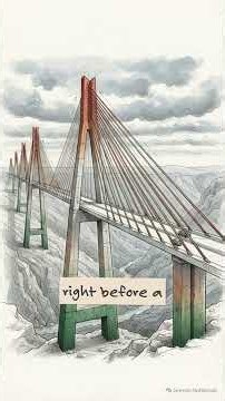 How Morandi-Itly Progressive Bridge Collapse and Destroys. #bridgecollapse #engineeringdisaster
