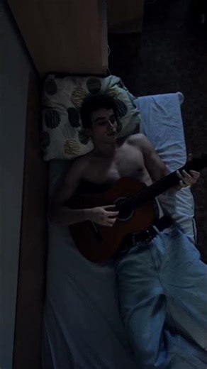 Evening dorm room sessions. 🌙🎸 #shorts #malemodel #aesthetic