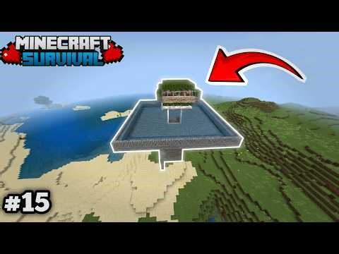 I Built an Unlimited Iron Farm 😱 Minecraft Survival (Episode 15)