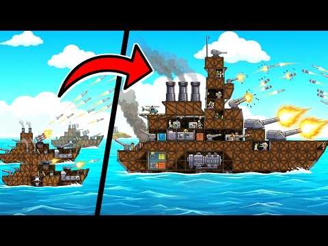 Upgrading Boats into DREADNOUGHTS in Forts Multiplayer (3v3)
