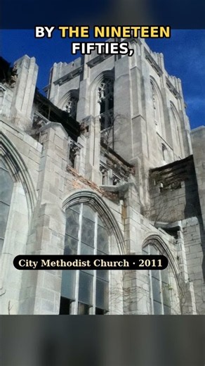 Built for eight hundred thousand dollars. Now a roofless ruin.
