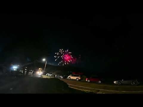 4th of July Fireworks Show Lake Estes Park 