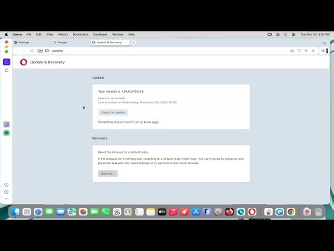 How to Update Opera on MacBook [Guide]
