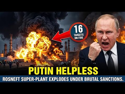 16 Russian Targets Ablaze: Massive Rosneft Plant Explodes in a Devastating Punitive Strike