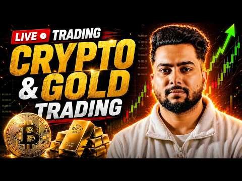 🔴 LIVE: Scalping Bitcoin & Gold | BTC Live Trading | 22nd Aug | Markets With Mack