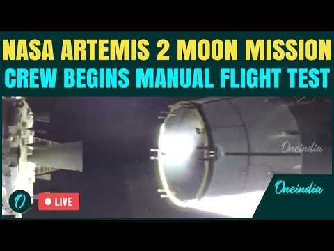 LIVE: NASA’s Orion Spacecraft Separates Successfully, Artemis II Crew Begins Manual Flight Test