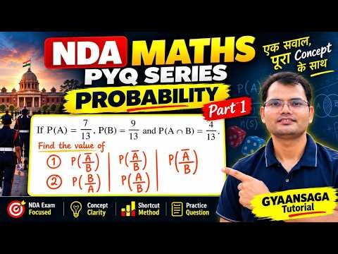 NDA Maths Conditional Probability Par-1 |