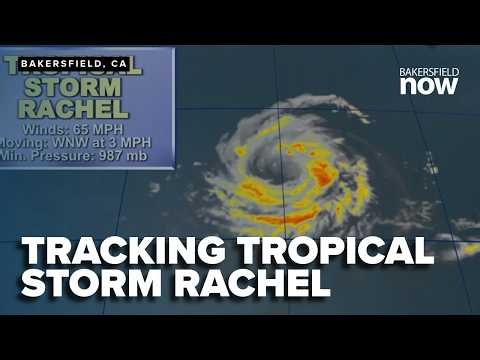 Tracking Tropical Storm Rachel: Latest on it's path & forecast impacts!