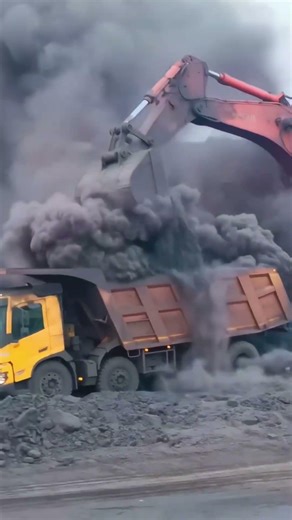 WHAT Is This TRUCK LOADING?! 😳 Dust EXPLODES Everywhere!!