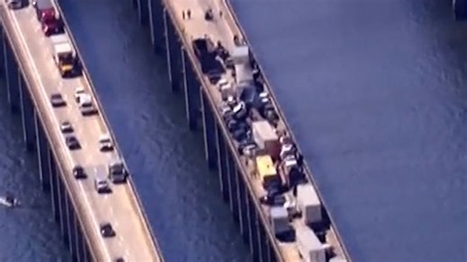 Video captures bridge pileup on I-95 in South Carolina | CNN