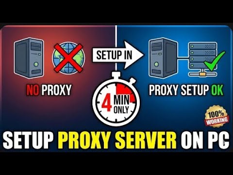 Setup Proxy Server on Windows | Configure Proxy Settings on PC & Laptop | College Proxy Server Setup