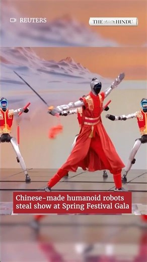 Chinese-made humanoid robots steal show at Spring Festival Gala