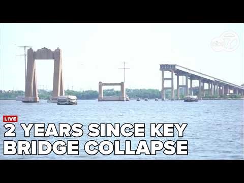 🔴LIVE | Gov. Moore marks 2 years since Key Bridge Collapse