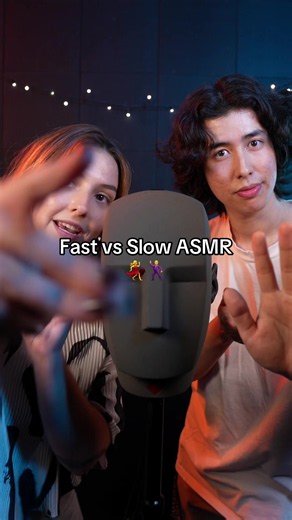 Fast vs Slow ASMR 🕺💃 ft. @ASMR Rebecca #asmr | asmr video
