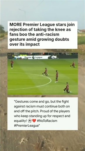MORE Premier League stars join rejection of taking #NoToRacism ​#PremierLeague ​#RespectInSport