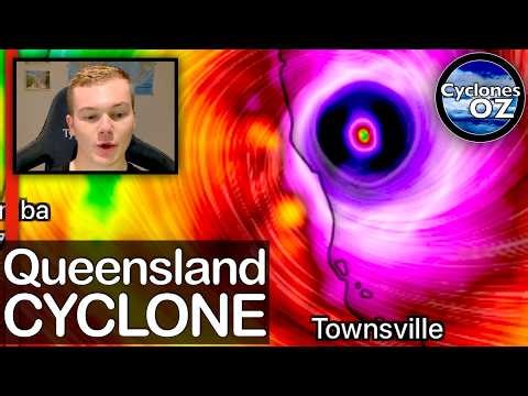 Australia: Developing Cyclone in the Coral Sea, Downpours in Queensland