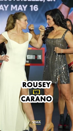 Ronda Rousey, Gina Carano FACE OFF in New York City | MMA Fighting