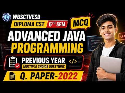 Advanced Java Programming 2022 | CST 6th Sem | WBSCTVESD Previous Year Questions