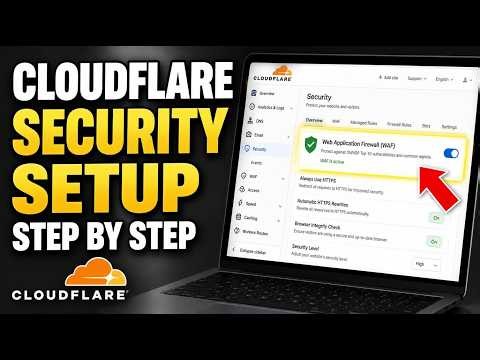 How to Configure Cloudflare for Website Security - Step By Step
