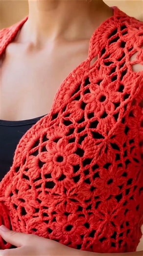 crochet lace bolero written pattern #crochet