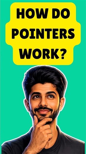 Pointers in C Explained Simply | C Programming #Shorts #cprogramming #coding #education