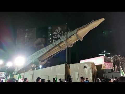 Iranian military parades missile as Trump extends ceasefire