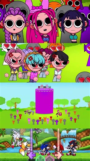 FNF Soda Pop Sprunki but PUPPIES vs Saja boys 2 – KPop Demon Hunters #sodapop