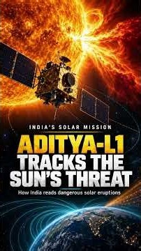 How India’s Aditya-L1 Tracks Dangerous Solar Eruptions! ☀️🚀 | ISRO #Shorts