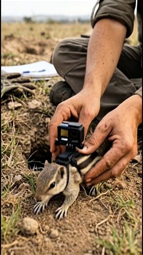 Ground Squirrel POV: Exploring Hidden Burrow Networks | Real Micro Camera Experiment