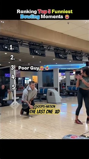 Ranking Top 5 Funniest Bowling Moments🤣 #shorts