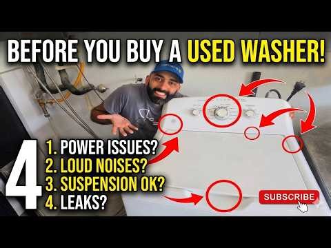 Stop! Check These 4 Things Before Buying A Used Washer On FB Marketplace!