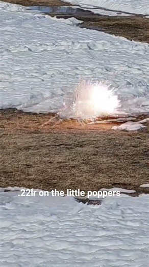 slow mo .22lr exploding stick ons