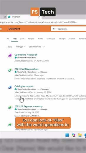 How to Use the Search Bar in SharePoint Online #microsoft365 #tips #onedrive #sharepoint