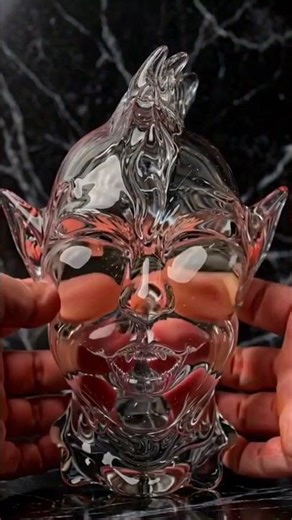 Mind-Bending 3D Glass Face ASMR #ai #shortvideo