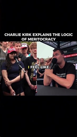 Charlie Kirk Explains: Meritocracy vs. Affirmative Action 🎓 #charliekirk #charliekirklegacy #debates