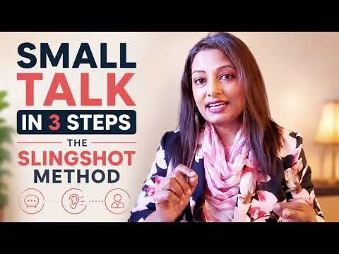 Be smooth at SMALL TALK in 3 STEPS you'll never forget - with practice exercise #communicationskills
