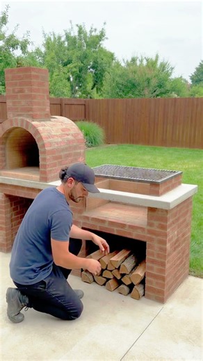He Built an Amazing Brick Pizza Oven in His Backyard! 😱🔥 | Genius DIY Outdoor Kitchen