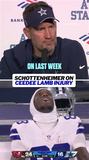 CeeDee Lamb did not finish the game on Thursday night #nfl #football #cowboys