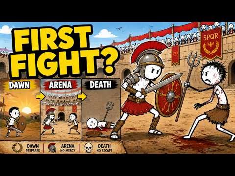 A Gladiator's First Fight: Dawn to Death in Ancient Rome
