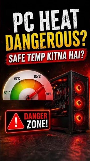 Stop Your PC From Melting! 🤯 CPU and GPU Safe Temps #shorts